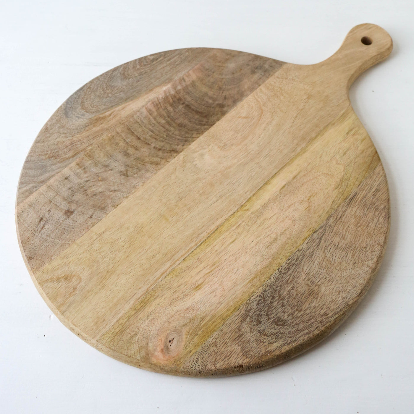 Large Round Mango Wood Chopping Board