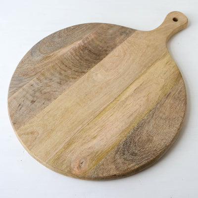 Large Round Mango Wood Chopping Board