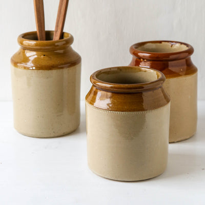 Vintage Stoneware Jar / Utensil Pot - Batch 1 Small