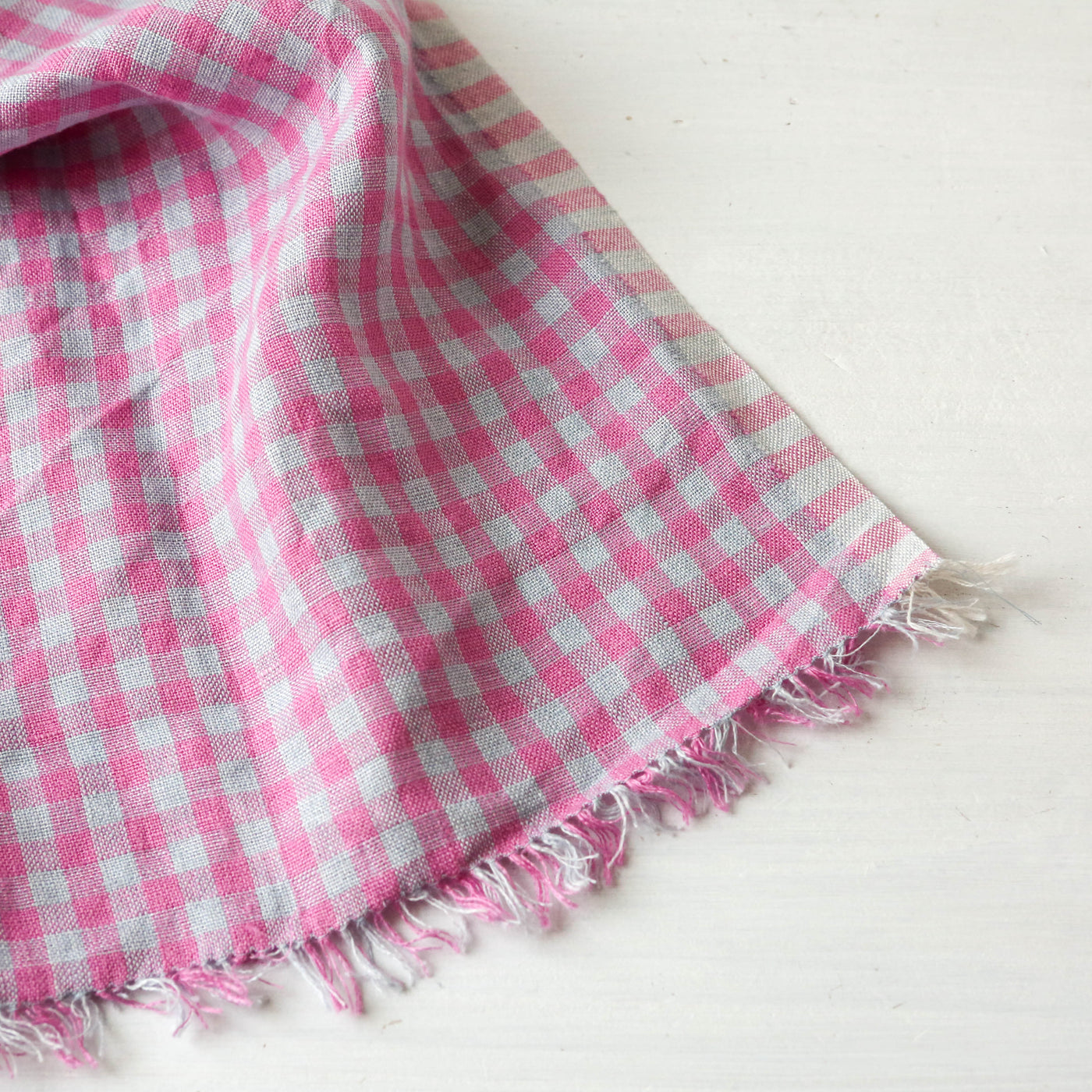 Fringed Linen Scarf - Colette