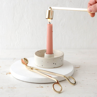 Gold Candle Wick Trimmer