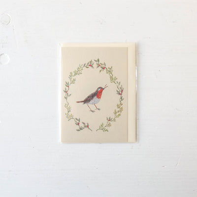 Christmas Robin Mini Card