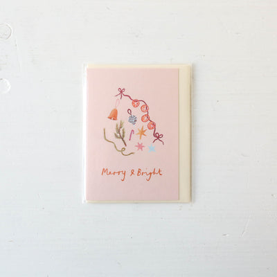 Merry & Bright Christmas Mini Card