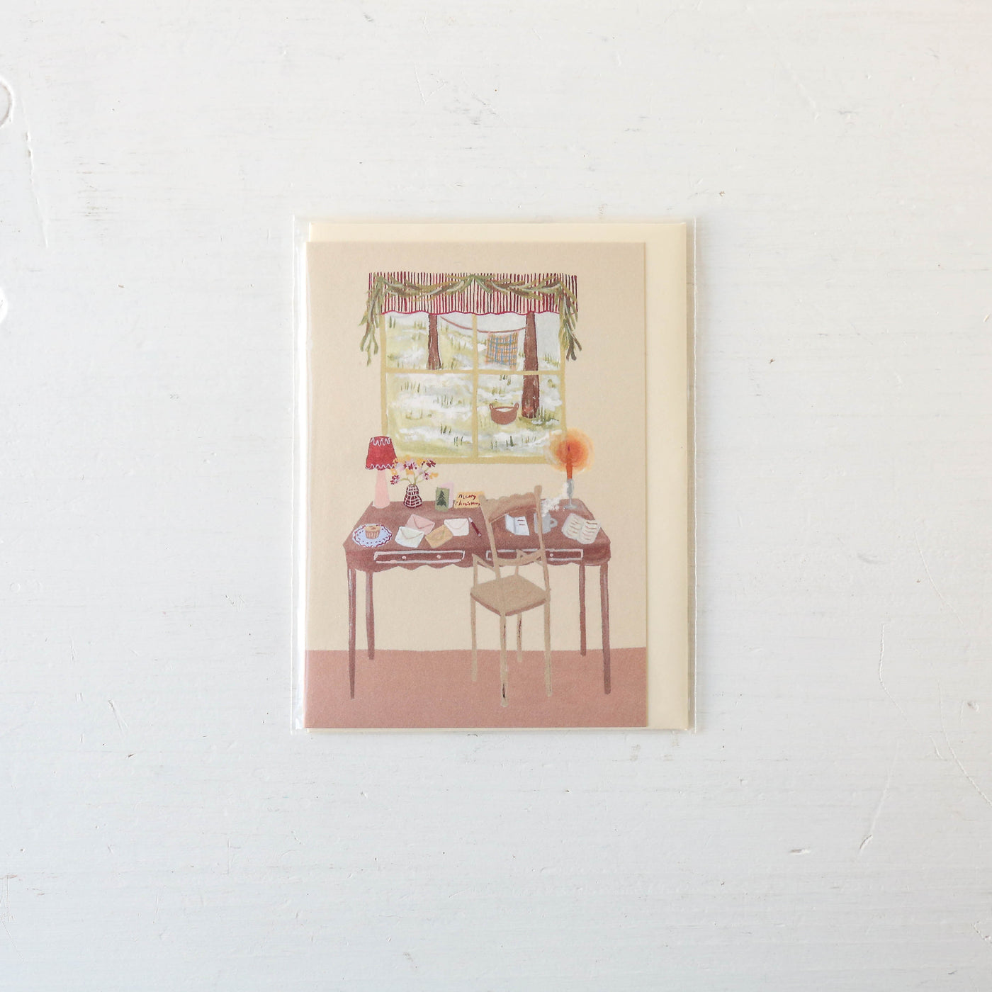 Writing The Christmas Cards Greetings Mini Card