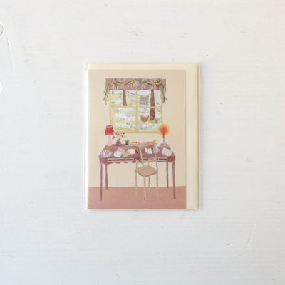 Writing The Christmas Cards Greetings Mini Card