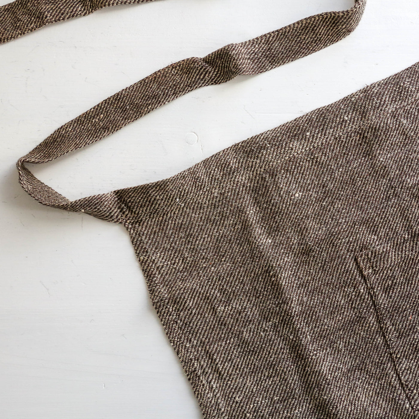Linen Bistro Apron - Carbon