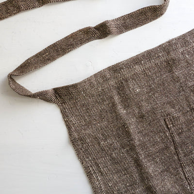 Linen Bistro Apron - Carbon