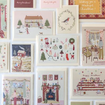 Hanging Mistletoe Christmas Mini Card