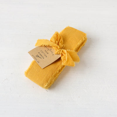 Wide Raw Cotton Ribbon - 5m