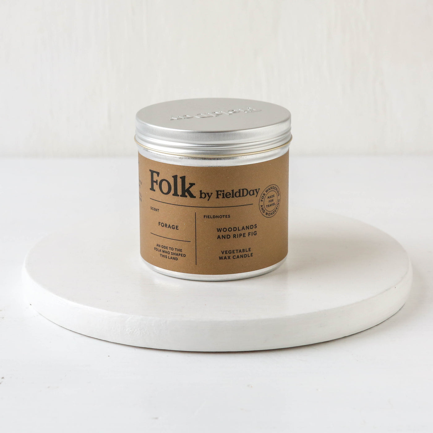 Folk Scented Candle Tin