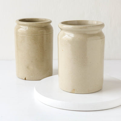 Vintage Stoneware Marmalade Pot