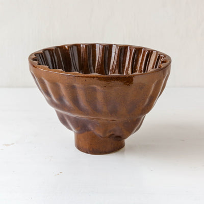 Vintage Stoneware Jelly Mould - Tiered Design