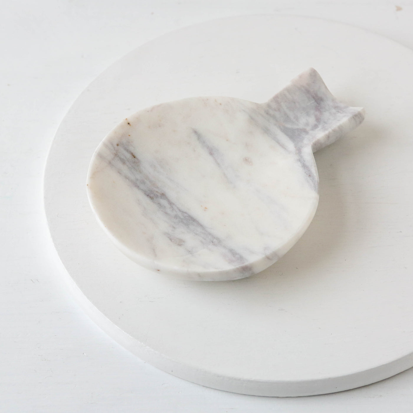 White Marble Spoon Rest