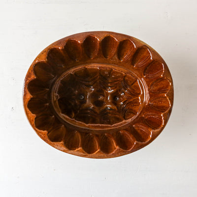 Vintage Stoneware Jelly Mould - Tiered Design