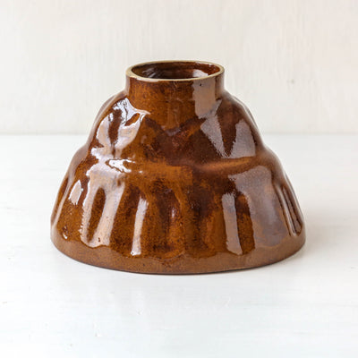Vintage Stoneware Jelly Mould - Tiered Design