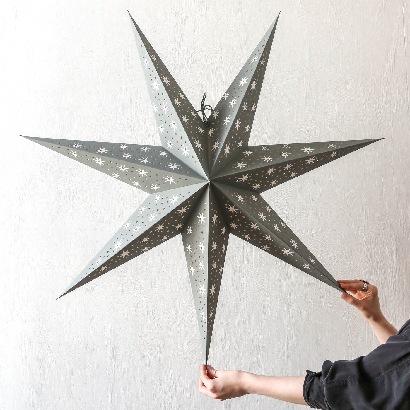 90cm 'Cassiopeia' Paper Star - Ivy