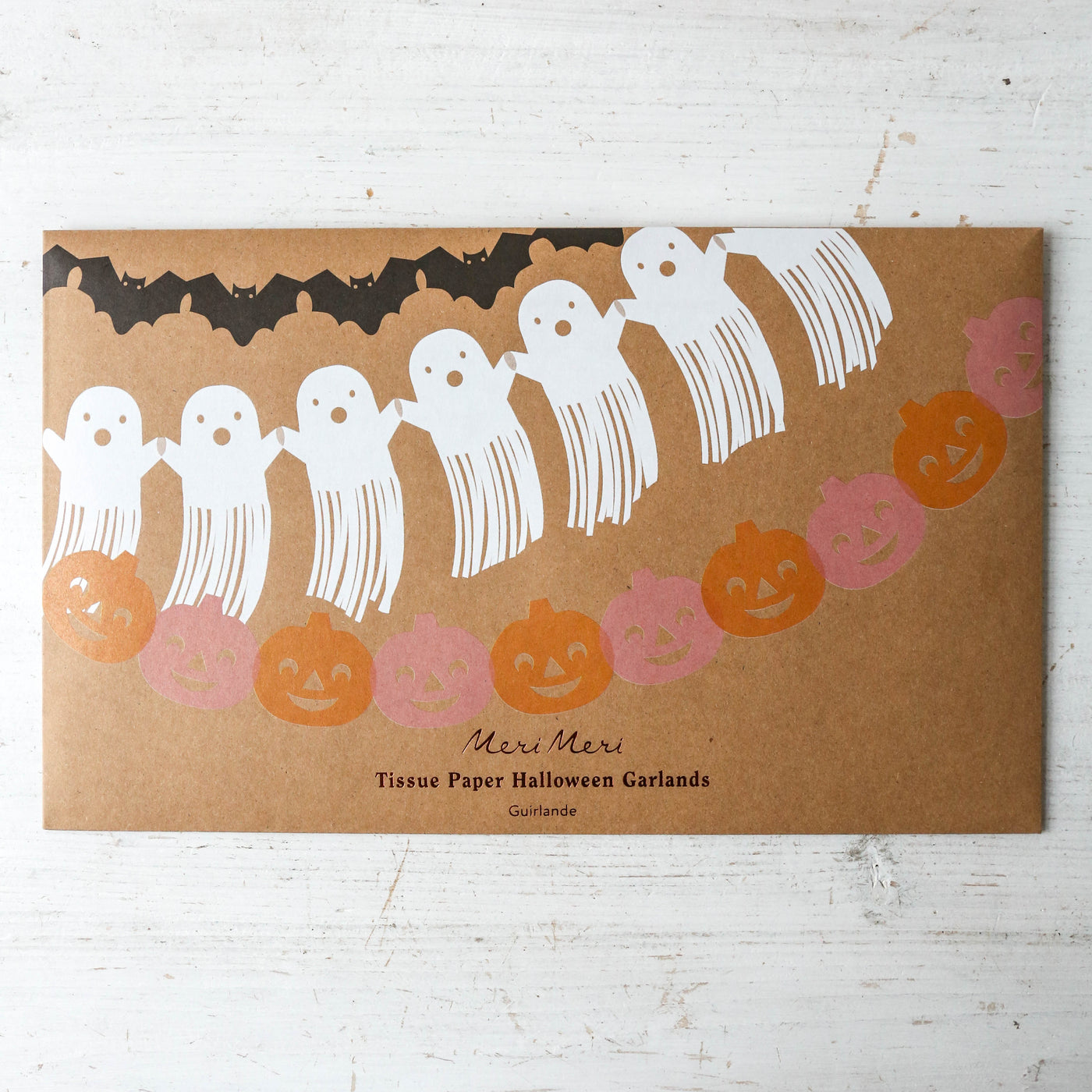 Tissue Paper Halloween Garlands - Pack of Three