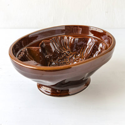 Vintage Stoneware Jelly Mould - Animal Design