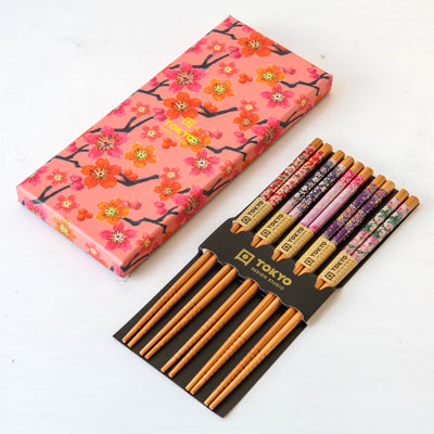 Chopstick Gift Set - Sakura Patterns