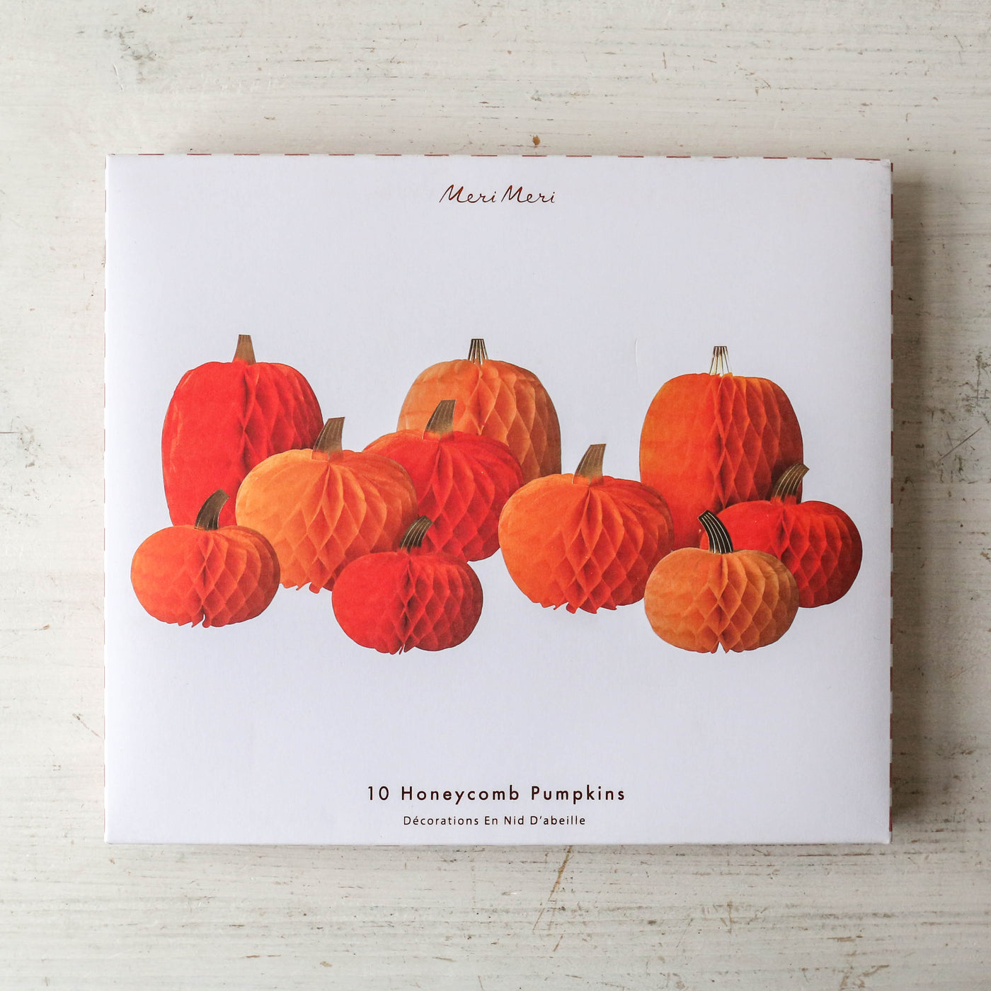 Honeycomb Pumpkins - Pack of Ten