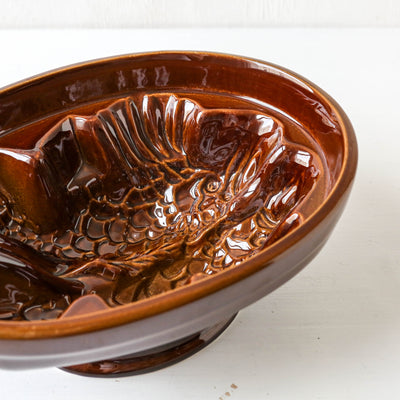 Vintage Stoneware Jelly Mould - Animal Design