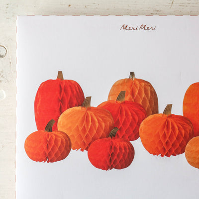 Honeycomb Pumpkins - Pack of Ten