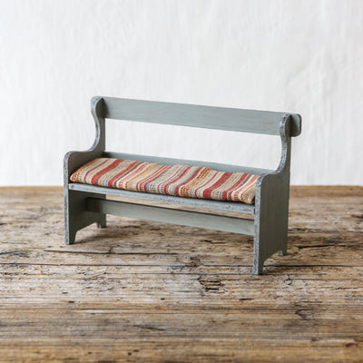 Maileg Mouse Bench - Blue