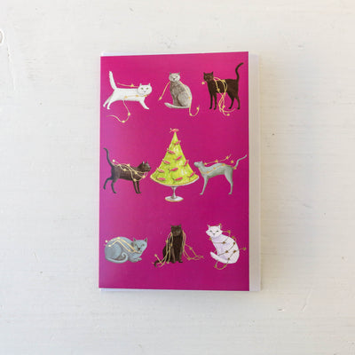 Festive Cats - Pack of 8 Christmas Cards