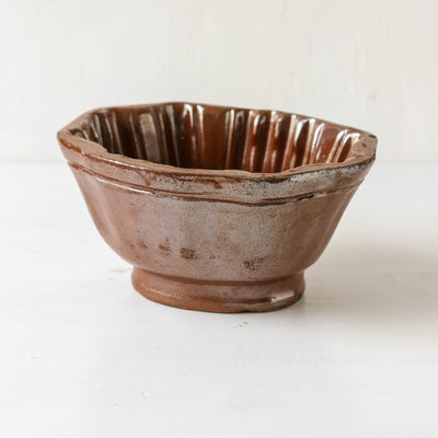 Vintage Stoneware Jelly Mould - Animal Design