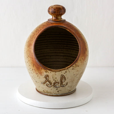 Vintage Studio Pottery Salt 'Sel' Pig