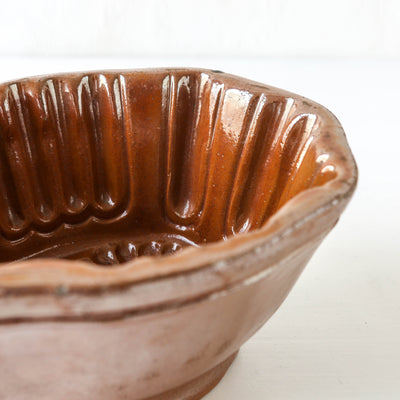 Vintage Stoneware Jelly Mould - Animal Design