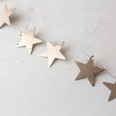 Silver Star Garland - 1.8m