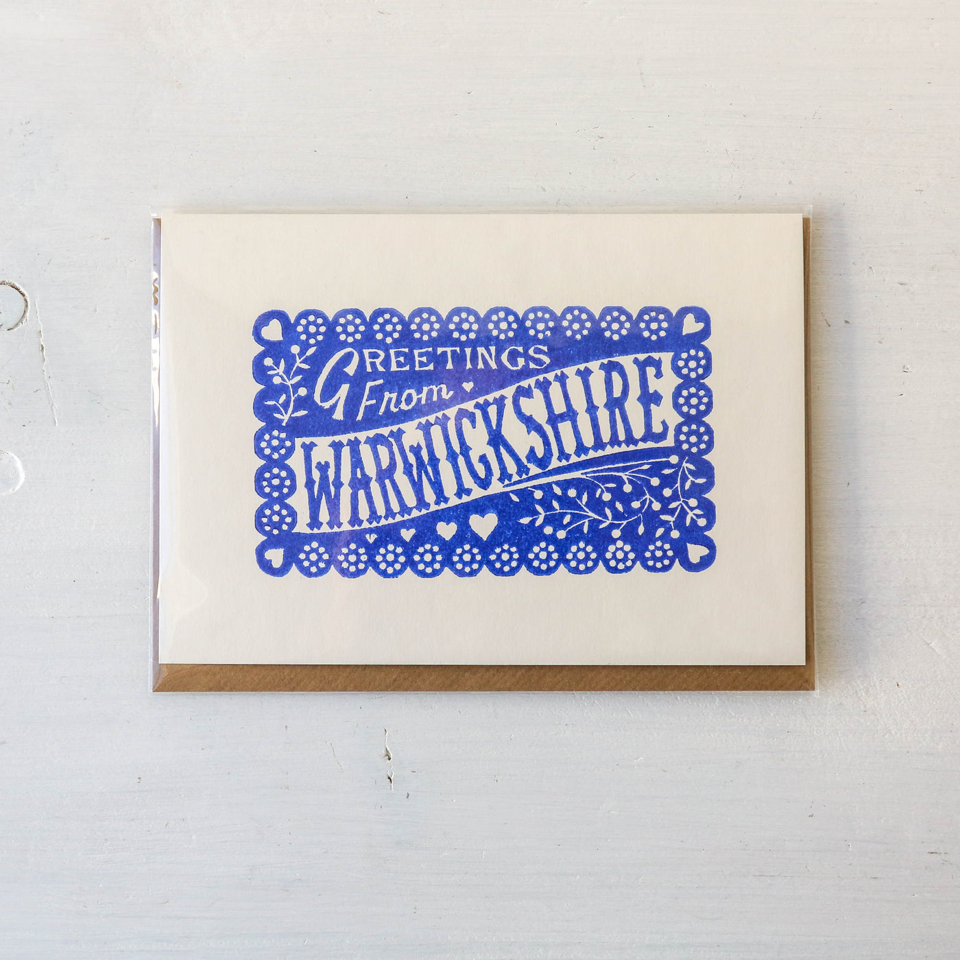 Greetings From Warwickshire Card