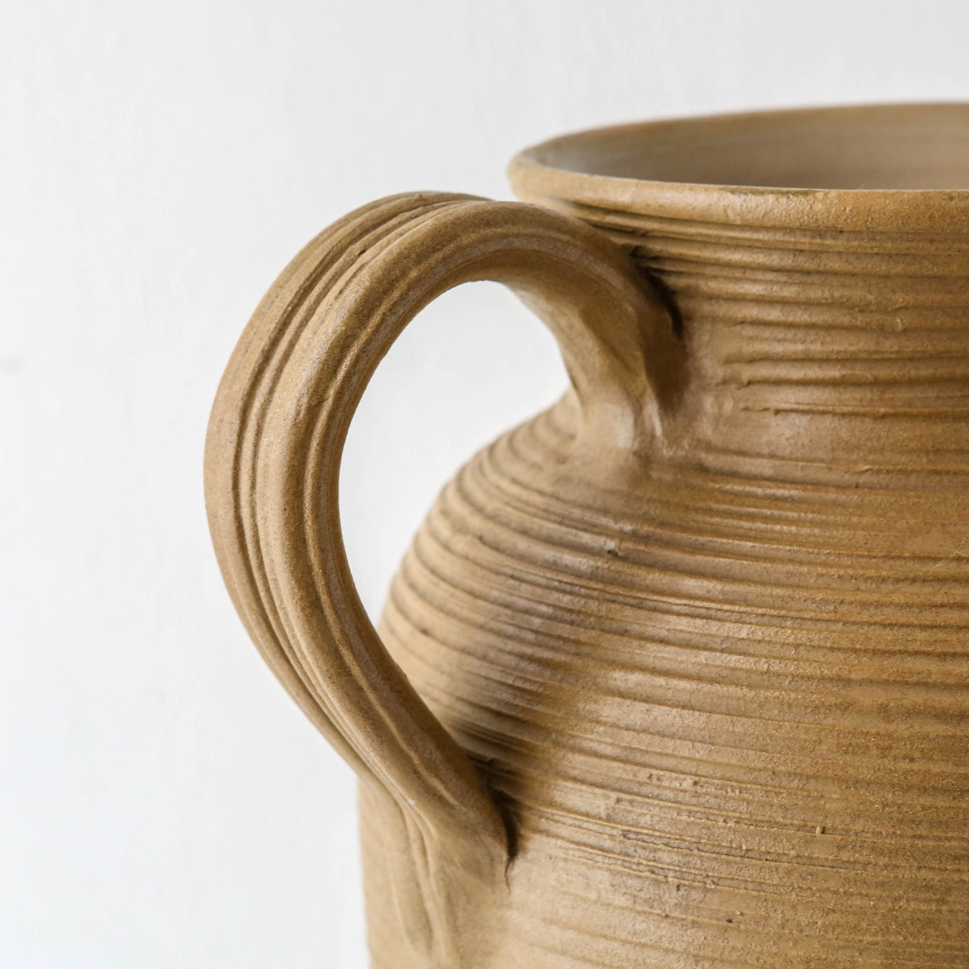 Huge Ridged Dee Cee Vintage Stoneware Jug