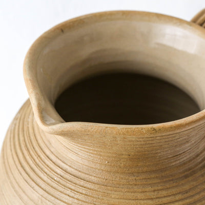 Huge Ridged Dee Cee Vintage Stoneware Jug