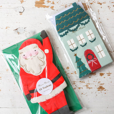 Jolly Christmas Santa Napkins