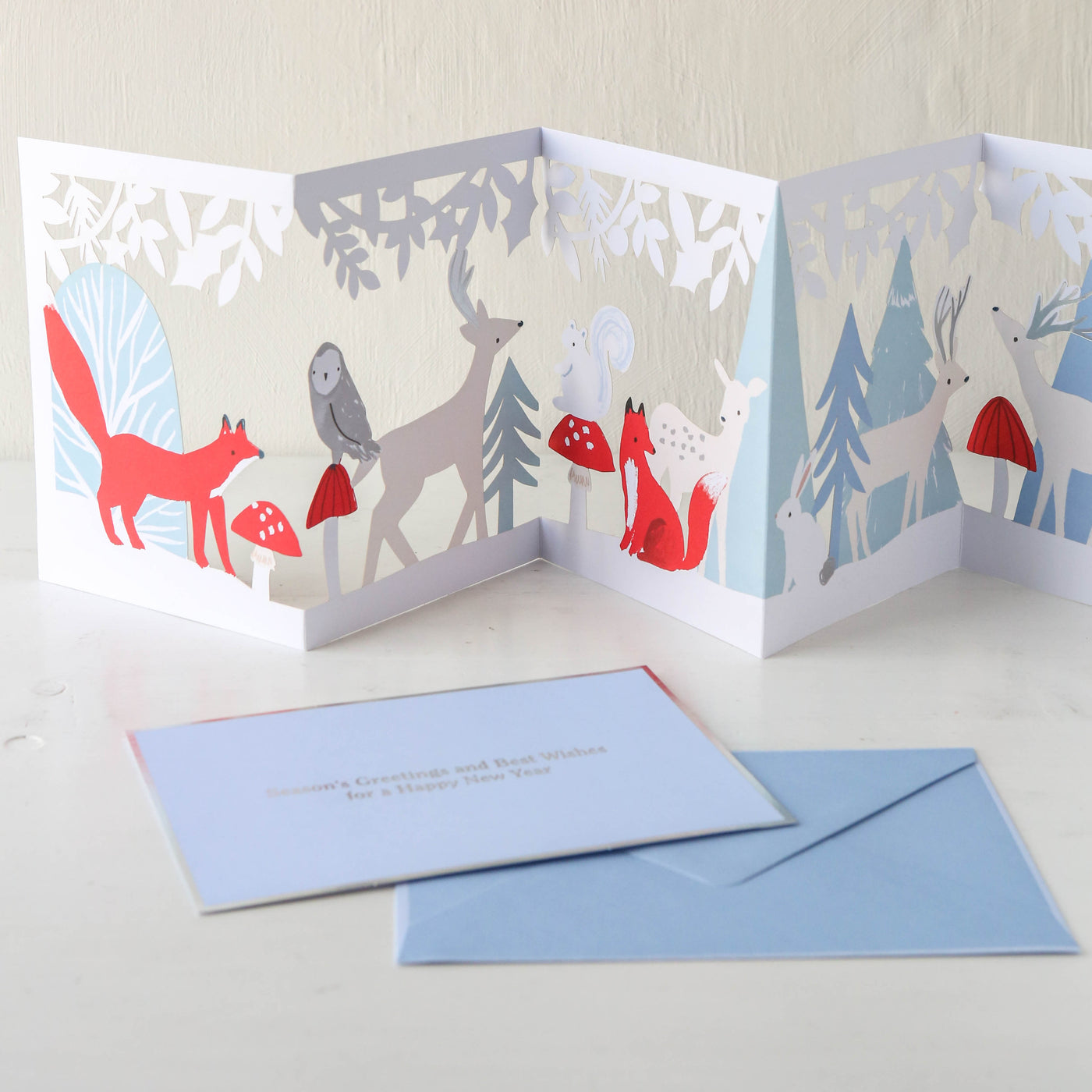 Winter Wonderland Concertina Card by Meri Meri
