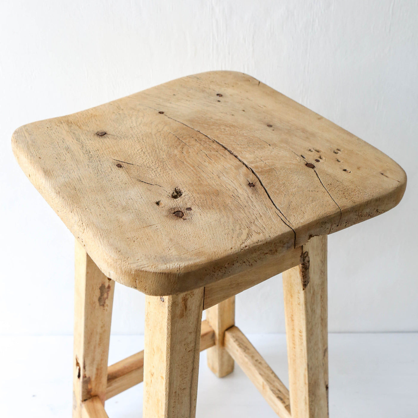 Bleached Wood Plant Stand - LOCAL PICK UP ONLY