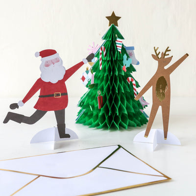Honeycomb Christmas Tree Card by Meri Meri