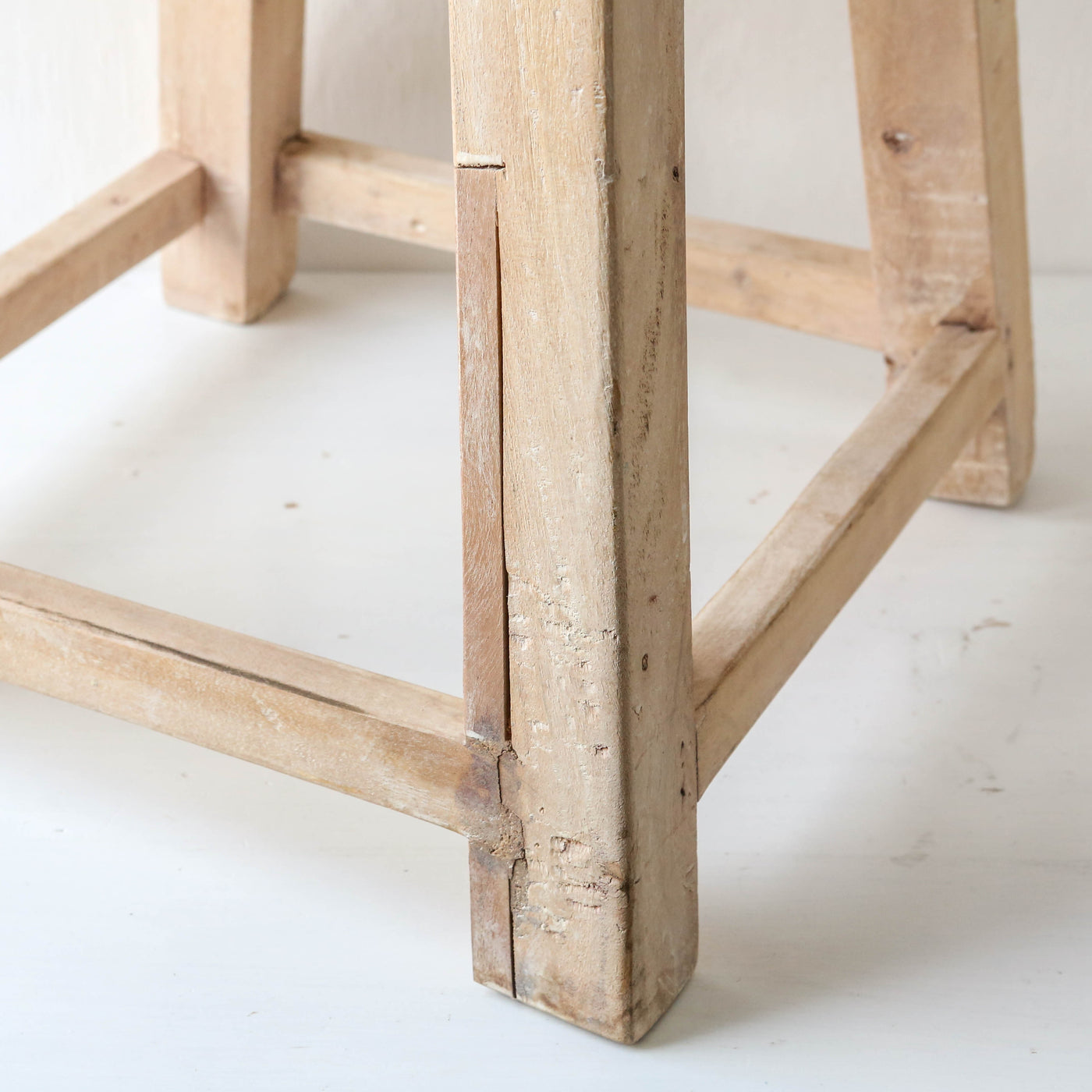 Bleached Wood Plant Stand - LOCAL PICK UP ONLY