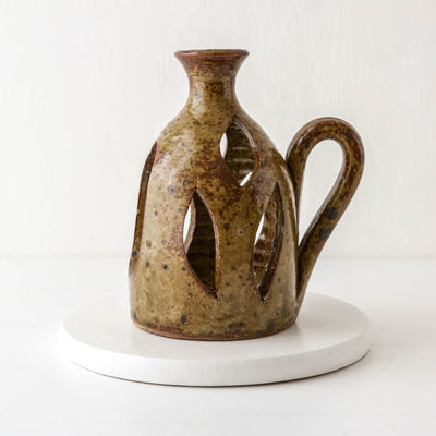 Studio Pottery Decorative Candle Holder