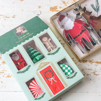Santa & Reindeer Festive Cookie Cutter Set