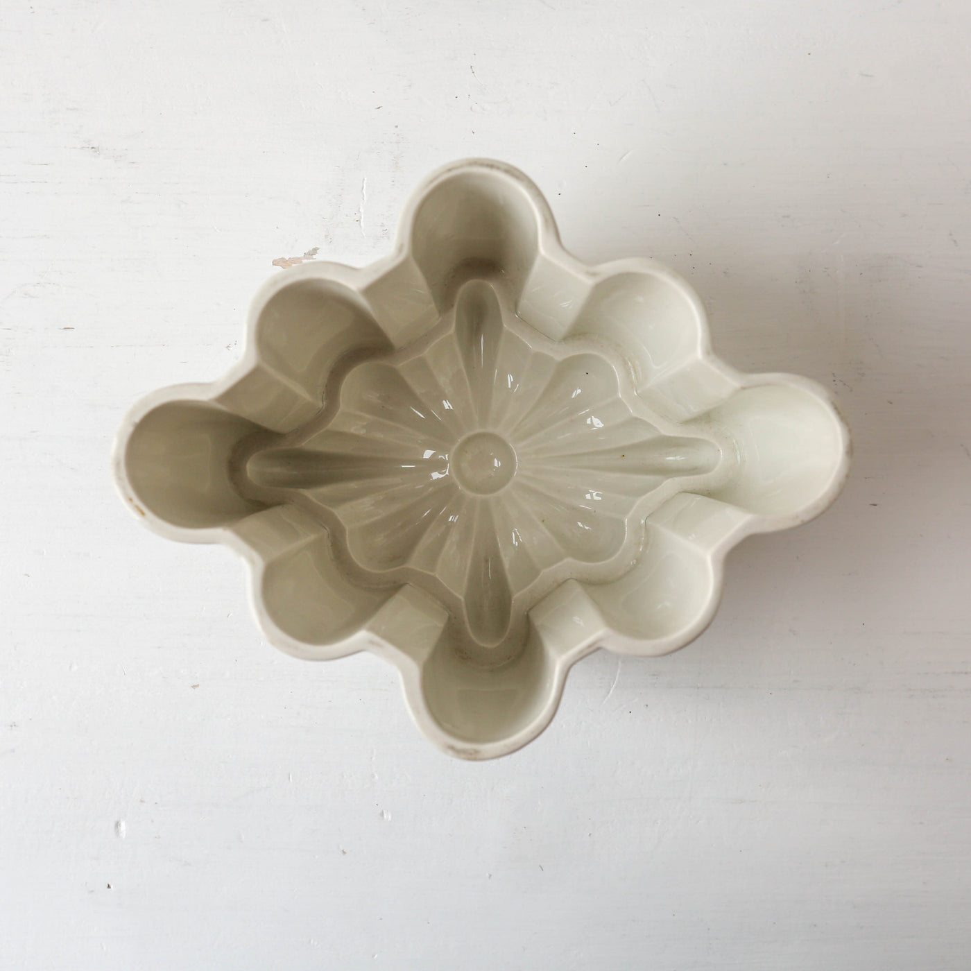 Vintage Ceramic Jelly Mould - Star Design
