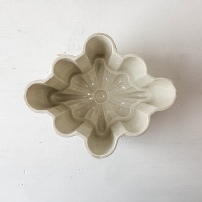 Vintage Ceramic Jelly Mould - Star Design