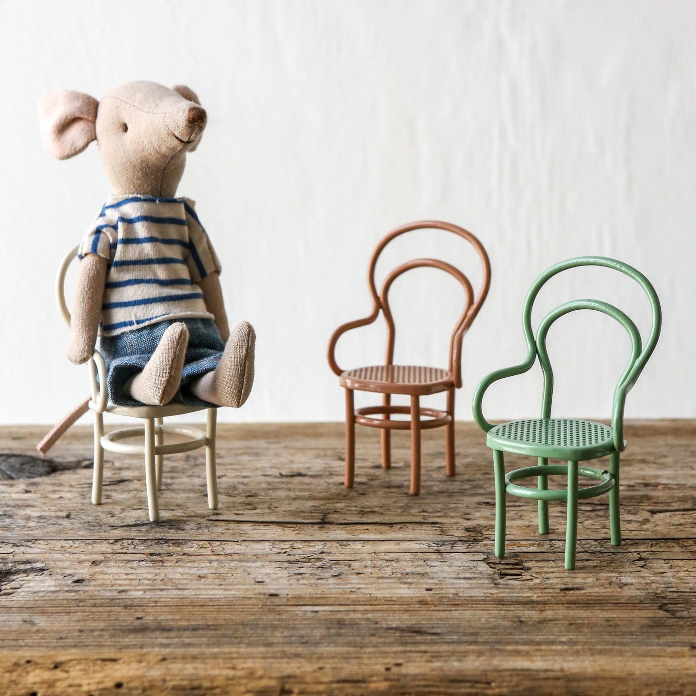 Maileg Mouse Vintage Chair - Dark Powder