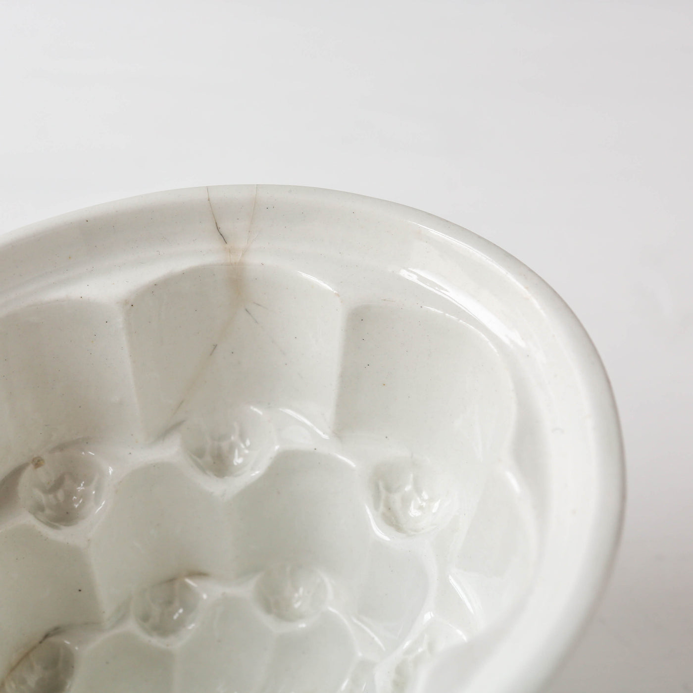 Vintage Ceramic Jelly Mould - Tiered Design