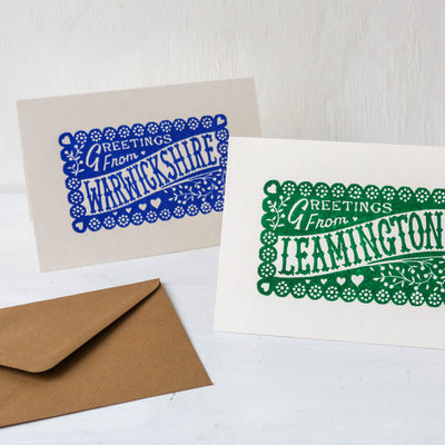 Greetings From Leamington Card