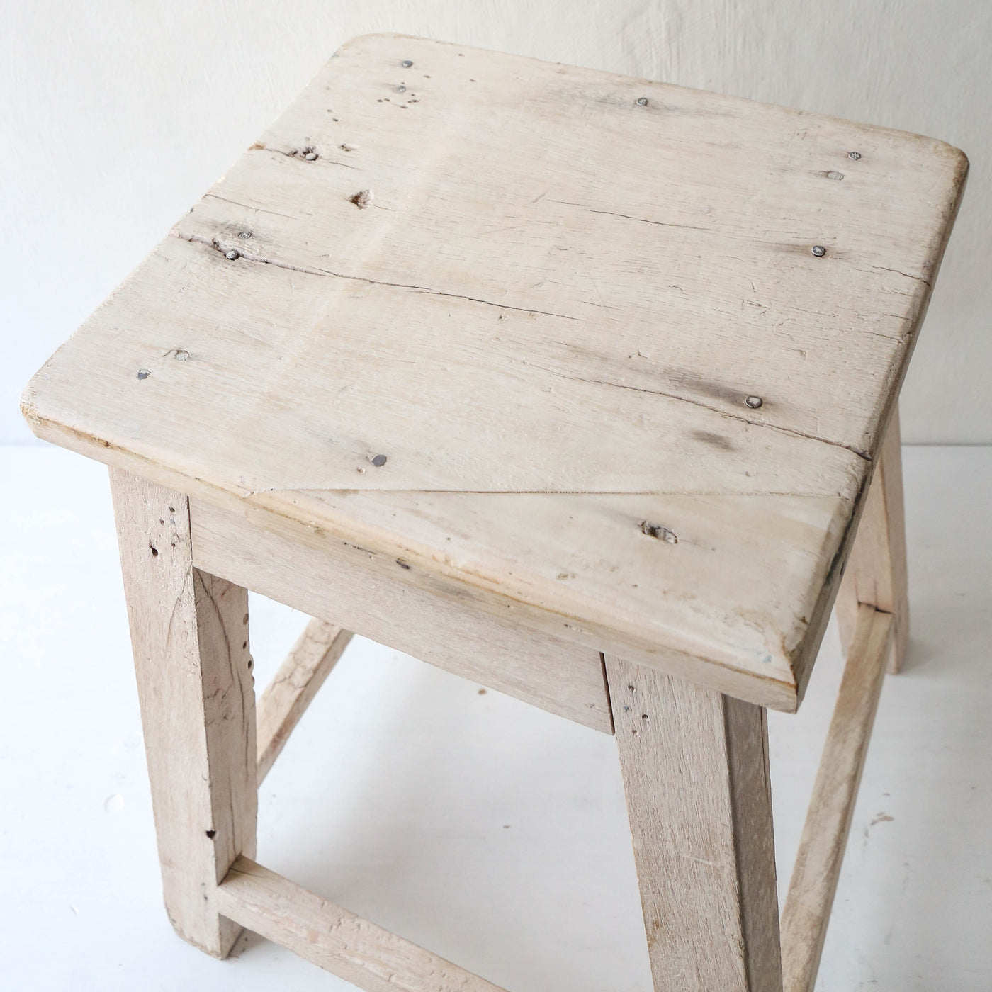 Bleached Wood Plant Stand - LOCAL PICK UP ONLY