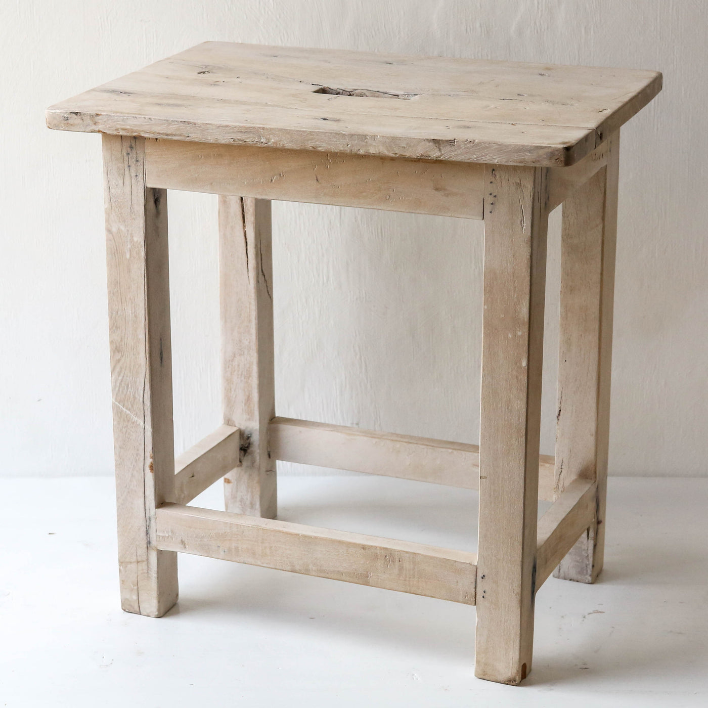 Bleached Wood Plant Stand - LOCAL PICK UP ONLY