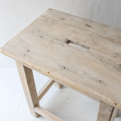 Bleached Wood Plant Stand - LOCAL PICK UP ONLY